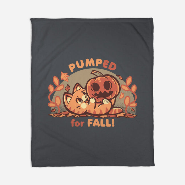 Pumped For Fall-None-Fleece-Blanket-TechraNova