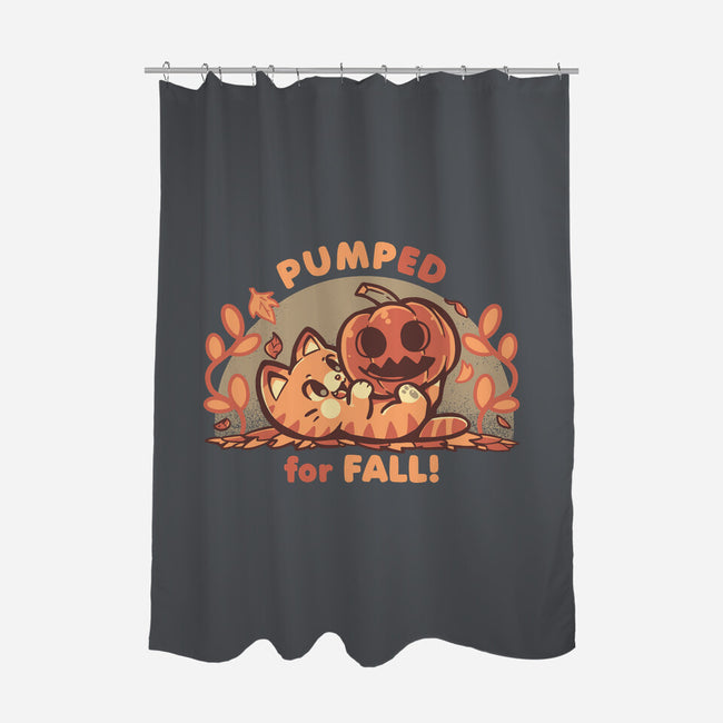 Pumped For Fall-None-Polyester-Shower Curtain-TechraNova