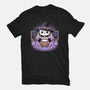 Spooky Witch Cat-Mens-Basic-Tee-Astrobot Invention