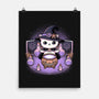 Spooky Witch Cat-None-Matte-Poster-Astrobot Invention