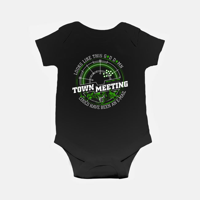 Town Meeting-Baby-Basic-Onesie-rocketman_art