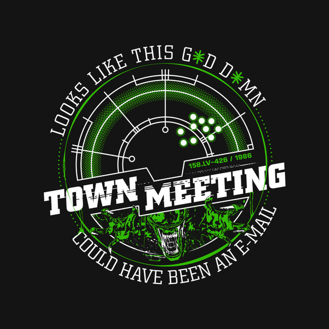 Town Meeting-Unisex-Baseball-Tee-rocketman_art