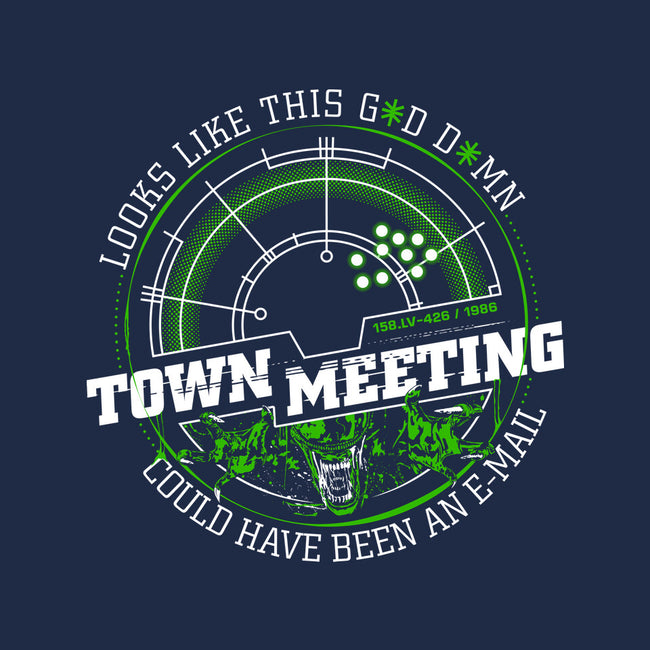 Town Meeting-None-Drawstring-Bag-rocketman_art