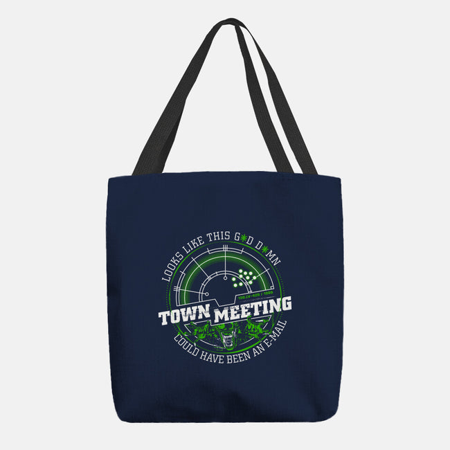 Town Meeting-None-Basic Tote-Bag-rocketman_art