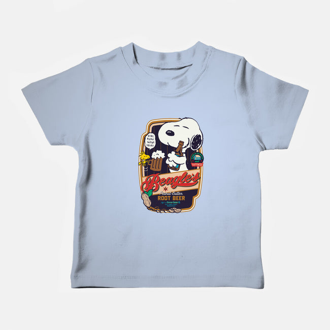 Beagle's Root Beer-Baby-Basic-Tee-Arinesart