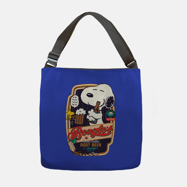 Beagle's Root Beer-None-Adjustable Tote-Bag-Arinesart