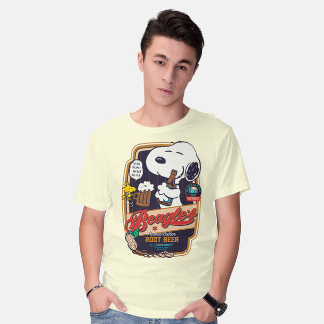 Beagle's Root Beer-Mens-Basic-Tee-Arinesart