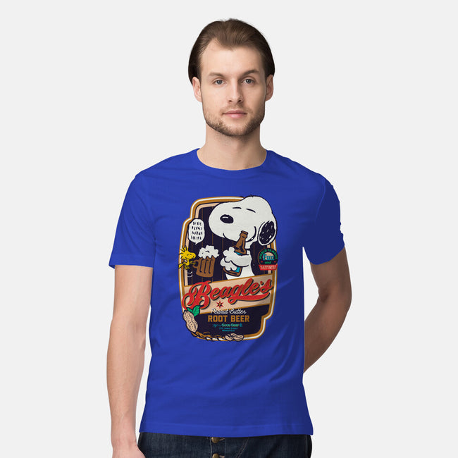 Beagle's Root Beer-Mens-Premium-Tee-Arinesart