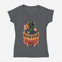 Hunter Pilsner-Womens-V-Neck-Tee-Arinesart