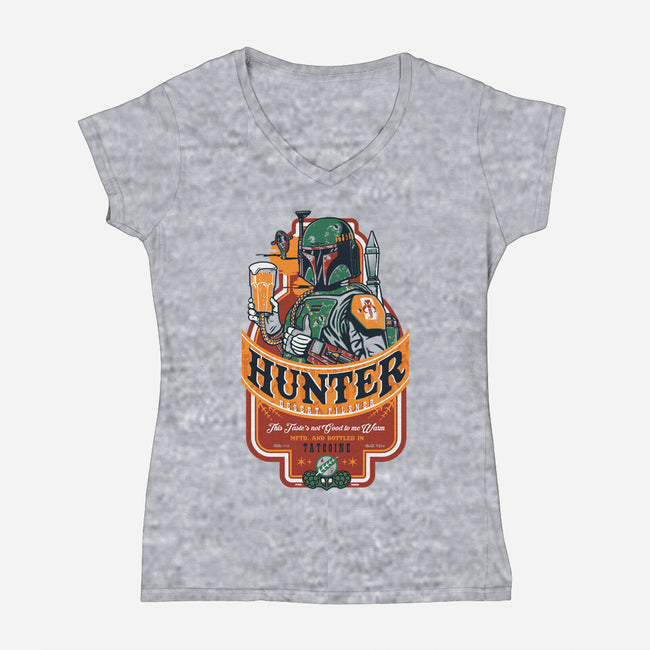 Hunter Pilsner-Womens-V-Neck-Tee-Arinesart