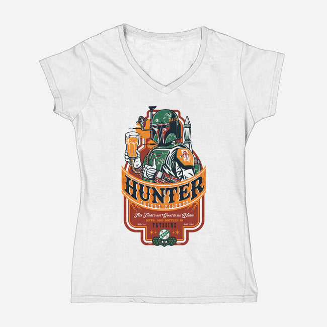 Hunter Pilsner-Womens-V-Neck-Tee-Arinesart