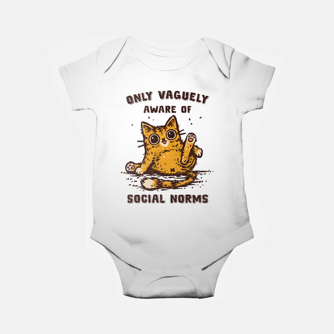 Vague Awareness-Baby-Basic-Onesie-kg07