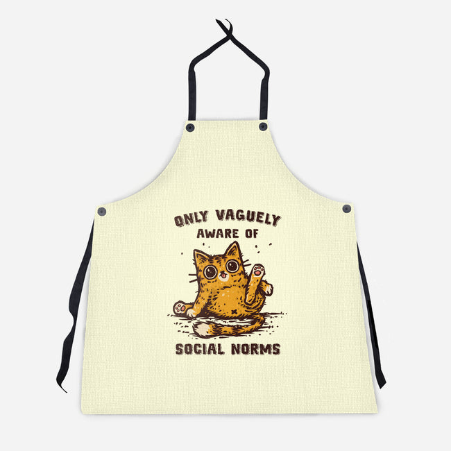 Vague Awareness-Unisex-Kitchen-Apron-kg07