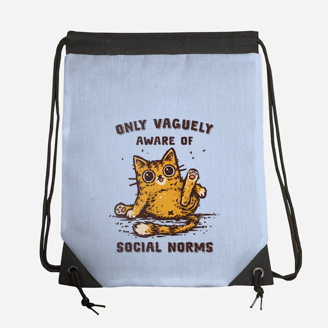 Vague Awareness-None-Drawstring-Bag-kg07