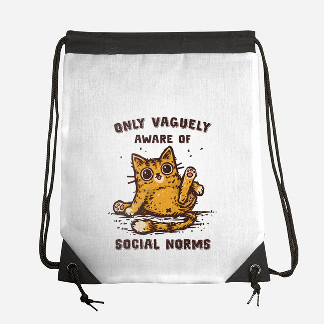 Vague Awareness-None-Drawstring-Bag-kg07