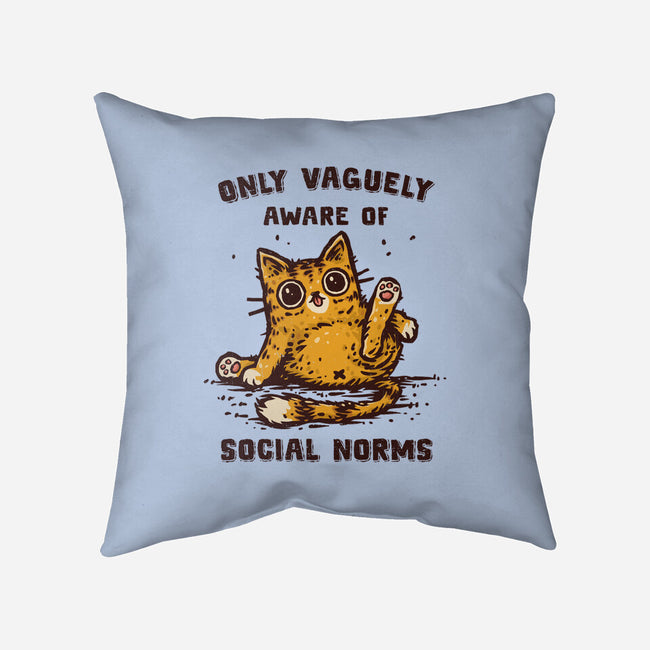 Vague Awareness-None-Removable Cover w Insert-Throw Pillow-kg07