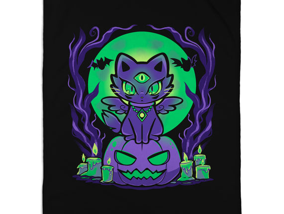 Spooky Moonlit Cat