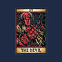 Devil Tarot-None-Removable Cover w Insert-Throw Pillow-glitchygorilla