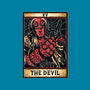 Devil Tarot-Womens-Fitted-Tee-glitchygorilla