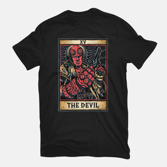 Devil Tarot-Youth-Basic-Tee-glitchygorilla