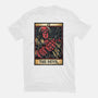 Devil Tarot-Womens-Fitted-Tee-glitchygorilla