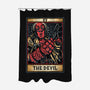 Devil Tarot-None-Polyester-Shower Curtain-glitchygorilla