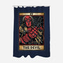 Devil Tarot-None-Polyester-Shower Curtain-glitchygorilla