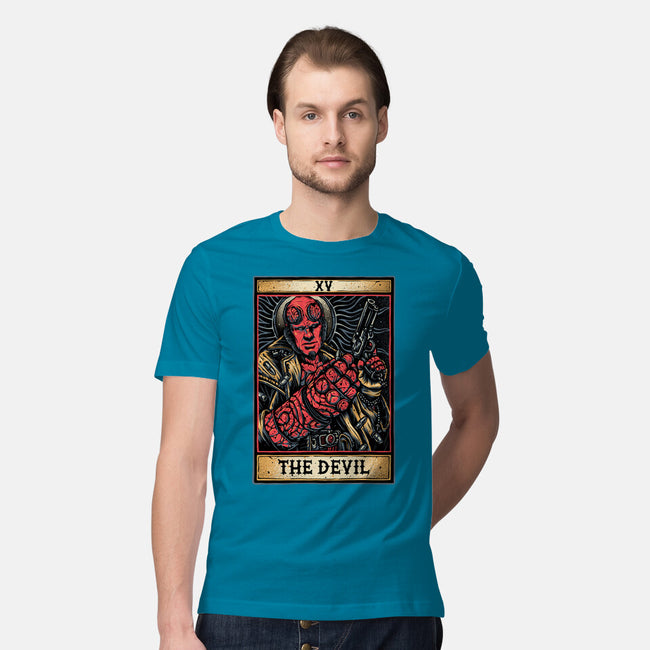 Devil Tarot-Mens-Premium-Tee-glitchygorilla