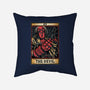 Devil Tarot-None-Removable Cover w Insert-Throw Pillow-glitchygorilla