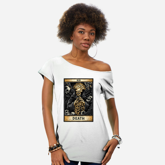 Death Angel-Womens-Off Shoulder-Tee-glitchygorilla