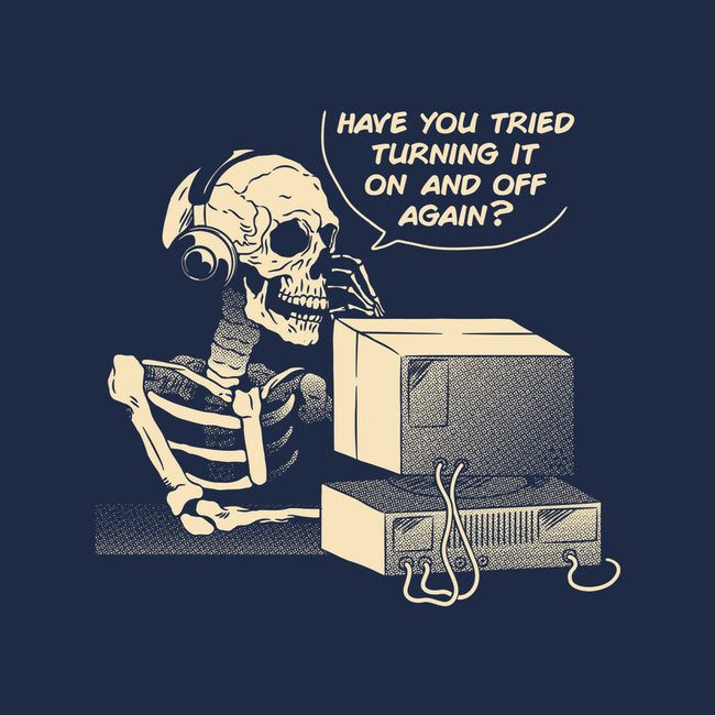 Skeleton IT Support-None-Stretched-Canvas-tobefonseca