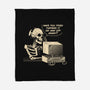 Skeleton IT Support-None-Fleece-Blanket-tobefonseca