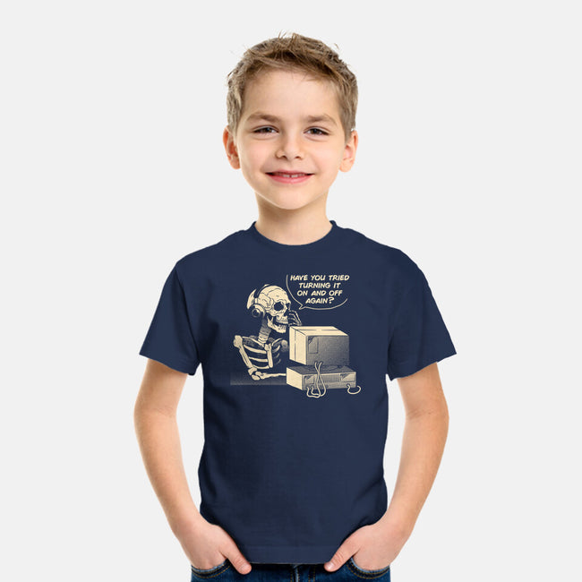 Skeleton IT Support-Youth-Basic-Tee-tobefonseca