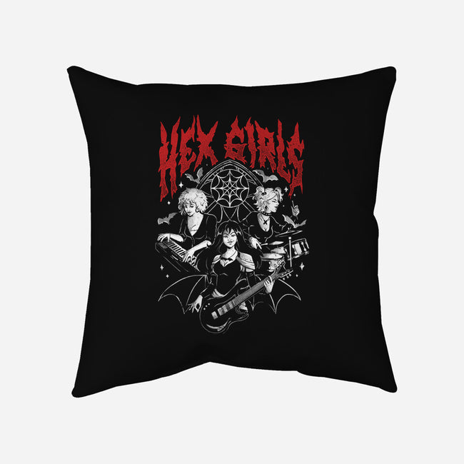 Hex Girls-None-Removable Cover w Insert-Throw Pillow-Arigatees