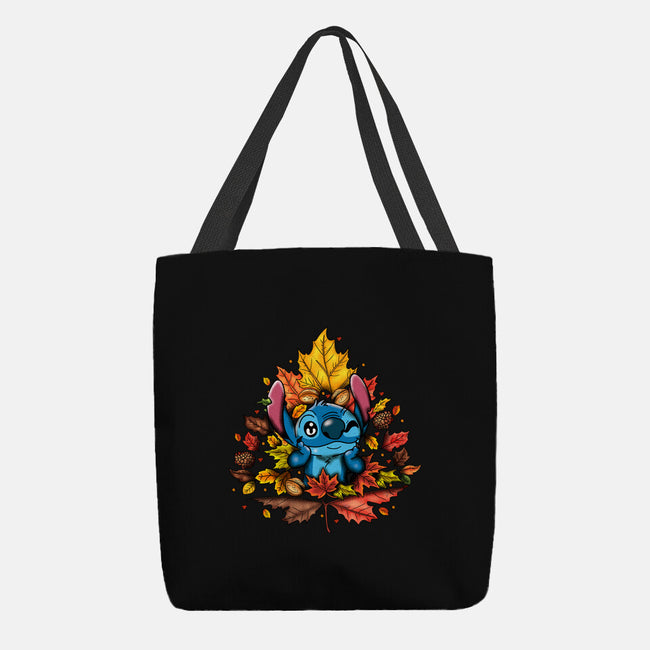 Ohana Autumn Leaf-None-Basic Tote-Bag-JamesQJO