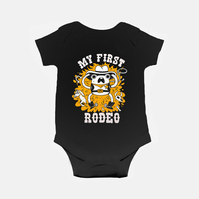 My First Rodeo-Baby-Basic-Onesie-8BitHobo