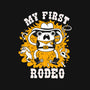 My First Rodeo-Womens-Basic-Tee-8BitHobo