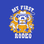 My First Rodeo-Womens-Off Shoulder-Tee-8BitHobo