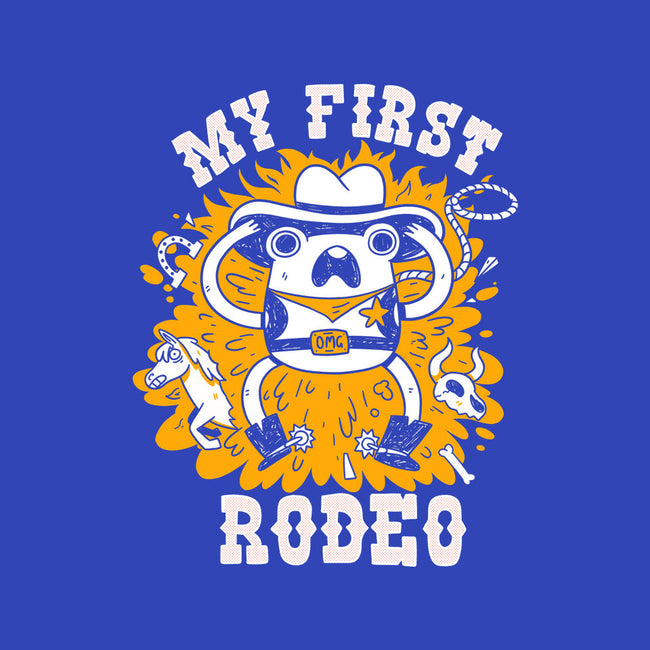 My First Rodeo-Womens-V-Neck-Tee-8BitHobo