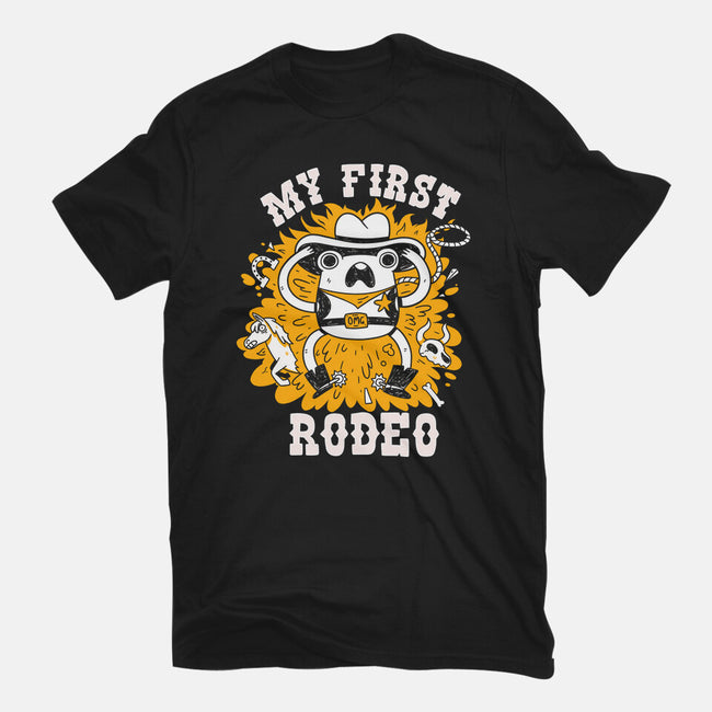 My First Rodeo-Womens-Basic-Tee-8BitHobo