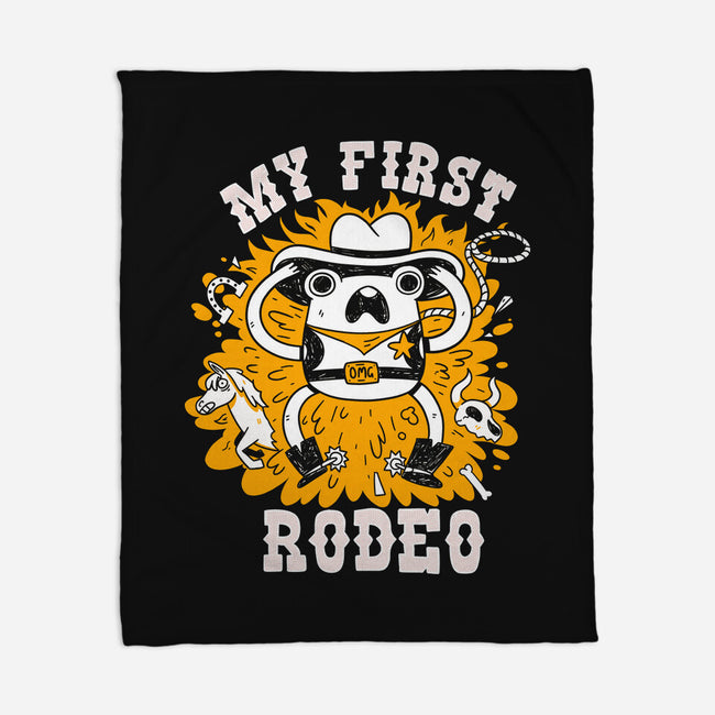 My First Rodeo-None-Fleece-Blanket-8BitHobo