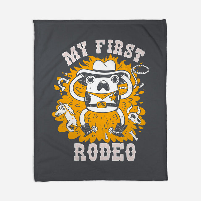 My First Rodeo-None-Fleece-Blanket-8BitHobo