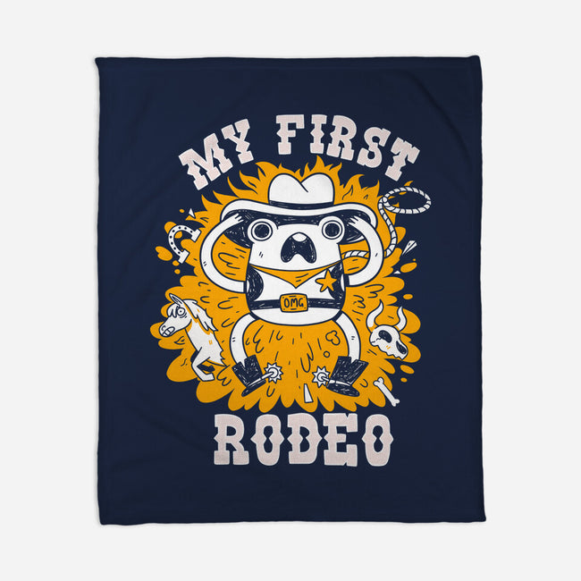 My First Rodeo-None-Fleece-Blanket-8BitHobo