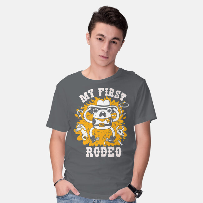 My First Rodeo-Mens-Basic-Tee-8BitHobo