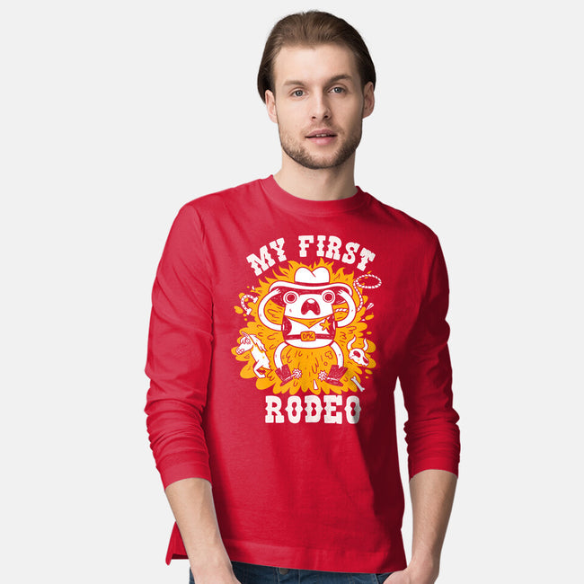 My First Rodeo-Mens-Long Sleeved-Tee-8BitHobo