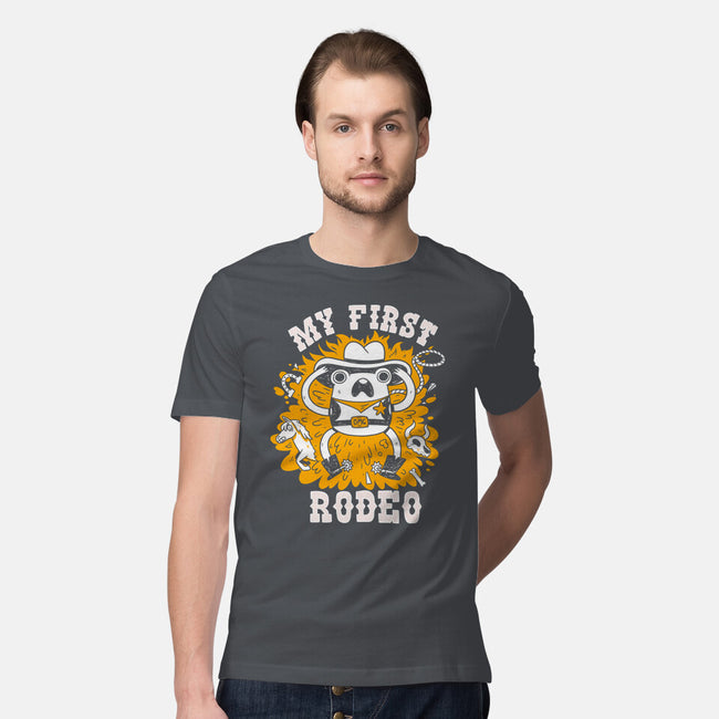 My First Rodeo-Mens-Premium-Tee-8BitHobo