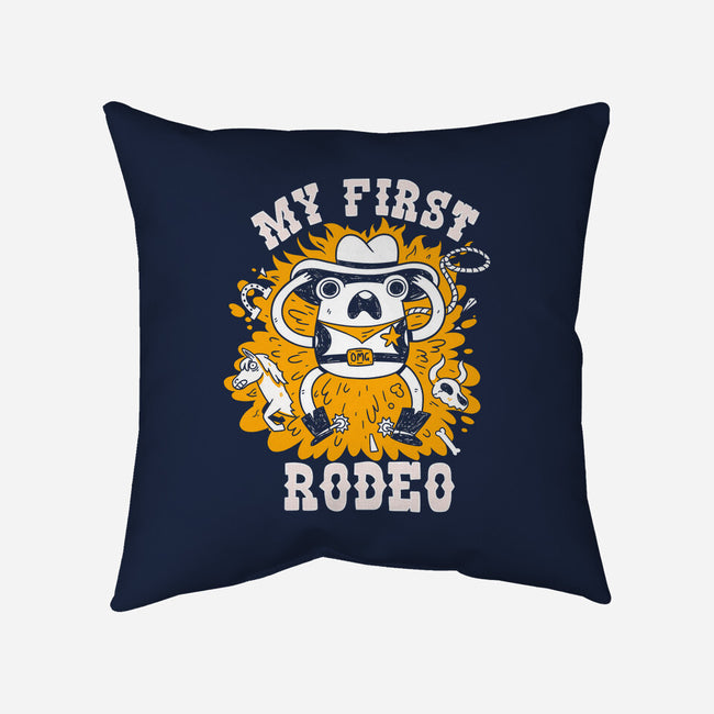 My First Rodeo-None-Removable Cover w Insert-Throw Pillow-8BitHobo