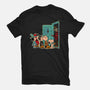 Treats Or Nightmares-Womens-Fitted-Tee-Diego Gurgell