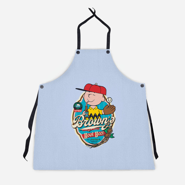 Brown's Root Beer-Unisex-Kitchen-Apron-Arinesart