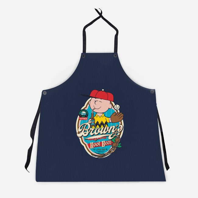 Brown's Root Beer-Unisex-Kitchen-Apron-Arinesart